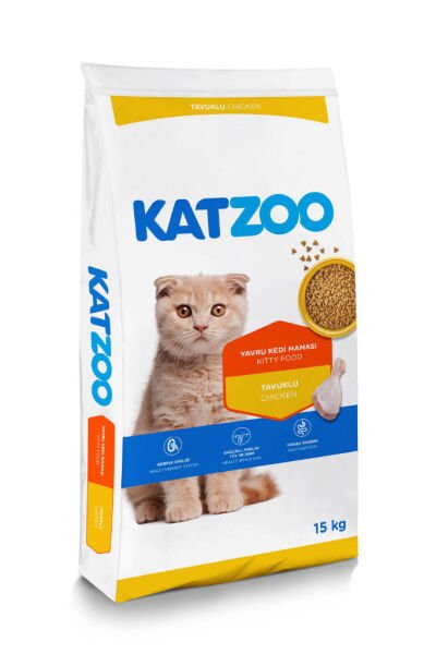 Katzoo Tavuklu Yavru Kedi Maması 15kg